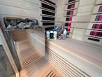 SUPER COMBI SAUNA INFRAROOD MET OPGIETKACHEL GRATIS MONTAGE!, Sport en Fitness, Sauna, ., Fins of Traditioneel, Ophalen of Verzenden