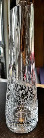 Siem van der Marel Leerdam kristal waterfles design, Ophalen of Verzenden, Zo goed als nieuw