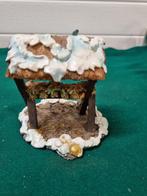 Beeld hooimeid hooi ruif met sneeuw, Ophalen of Verzenden