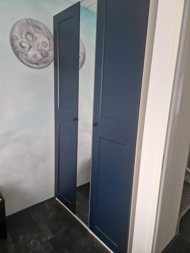Ikea Pax deuren donkerblauw, Ophalen