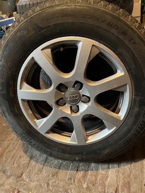 banden en velgen audi  Q5, Ophalen, Gebruikt, Banden en Velgen, 17 inch
