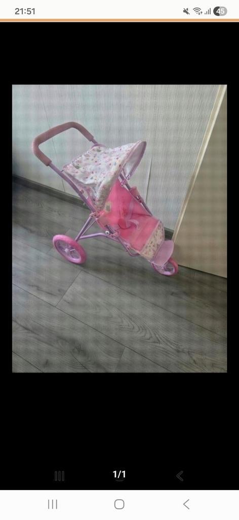 Poppenwagen, Ophalen of Verzenden, Zo goed als nieuw, Babypop