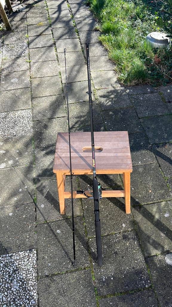 Lichte werp hengel., Ophalen, Gebruikt, Werphengel