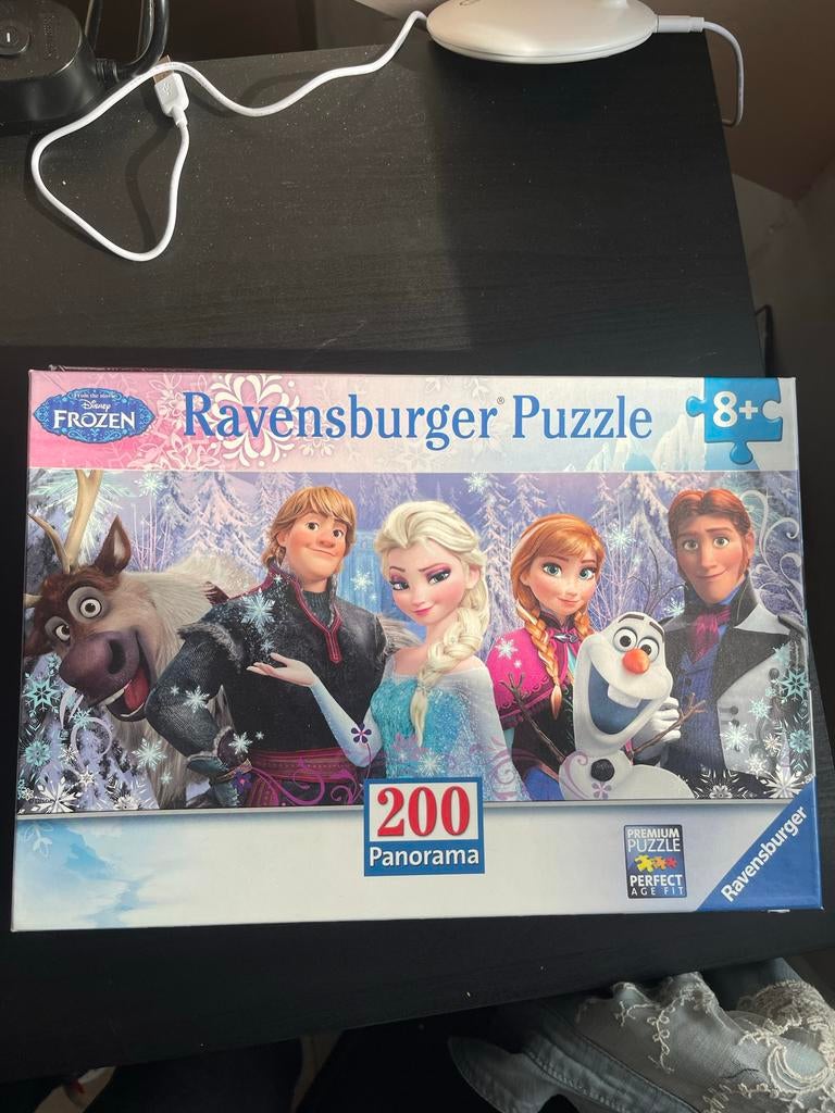 Ravensburger Disney Frozen Panorama Puzzel 200 stukjes, Ophalen of Verzenden, 10 tot 50 stukjes, Gebruikt, 6 jaar of ouder