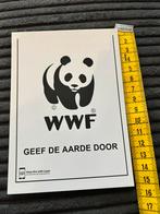 845. Boomerangkaart WWF Panda beer, Verzamelen, Ophalen of Verzenden, 1980 tot heden, Ongelopen