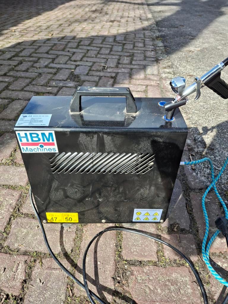 Airbrush set compressor, Hobby en Vrije tijd, Ophalen, Nieuw, Airbrush en Toebehoren
