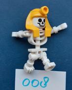 Lego: Skeleton with Standard Skull, Yellow Mummy Headdress, Ophalen of Verzenden, Gebruikt, Lego