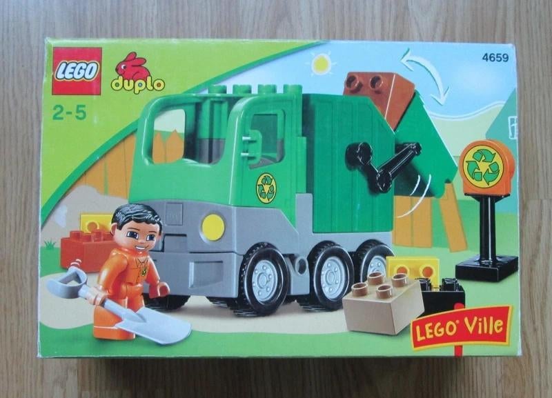 Lego Duplo Garbage Truck (4659), Kinderen en Baby's, Speelgoed | Duplo en Lego, Compleet, Verzenden, Zo goed als nieuw, Duplo