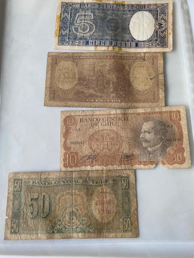 Chili 4 Bankbiljetten, Ophalen of Verzenden, Zuid-Amerika, Setje