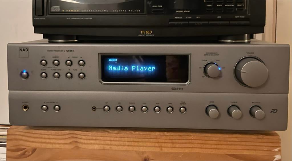 NAD C725BEE Stereo Receiver Versterker perfecte staat, Ophalen of Verzenden, Gebruikt, Stereo, Overige merken