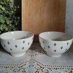 2 Spoelkommetjes kommetjes Franse lelie NR 3, Ophalen of Verzenden