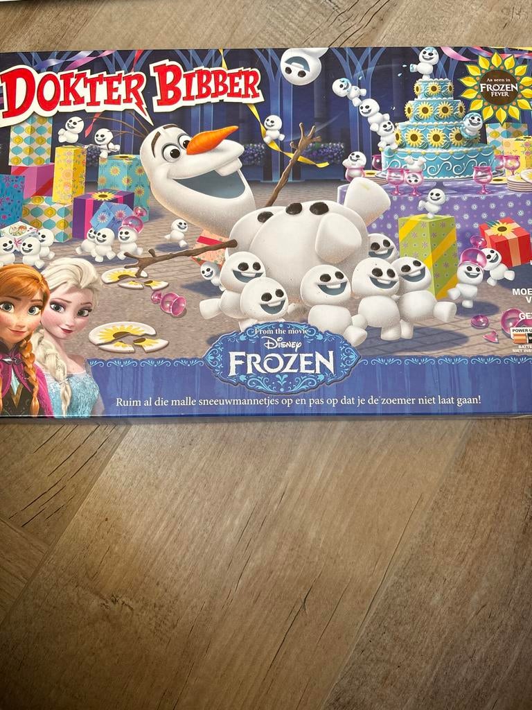 Dokter Bibber Disney Frozen Fever Editie - Ruim de sneeuwpop, Hobby en Vrije tijd, Gezelschapsspellen | Bordspellen, Een of twee spelers
