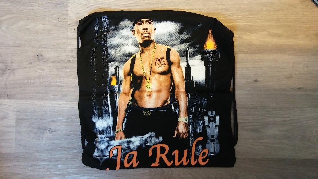 JaRule Ja Rule rmb hiphop tas tasje muziek logo stof, Ophalen of Verzenden, Zo goed als nieuw, Gebruiksvoorwerp