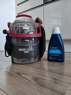 Te Huur: Bissell Spotclean Pro Stoom- en Vlekkenreiniger, Ophalen of Verzenden, Zo goed als nieuw, Schrobmachine