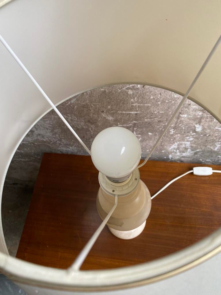 Albast marmeren tafellamp , jaren 80, Ophalen of Verzenden, Huis en Inrichting