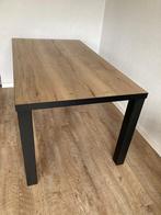 Eettafel 160x90cm met onderhoudsvrij melamine blad, Ophalen, 50 tot 100 cm, Zo goed als nieuw, Vijf personen of meer