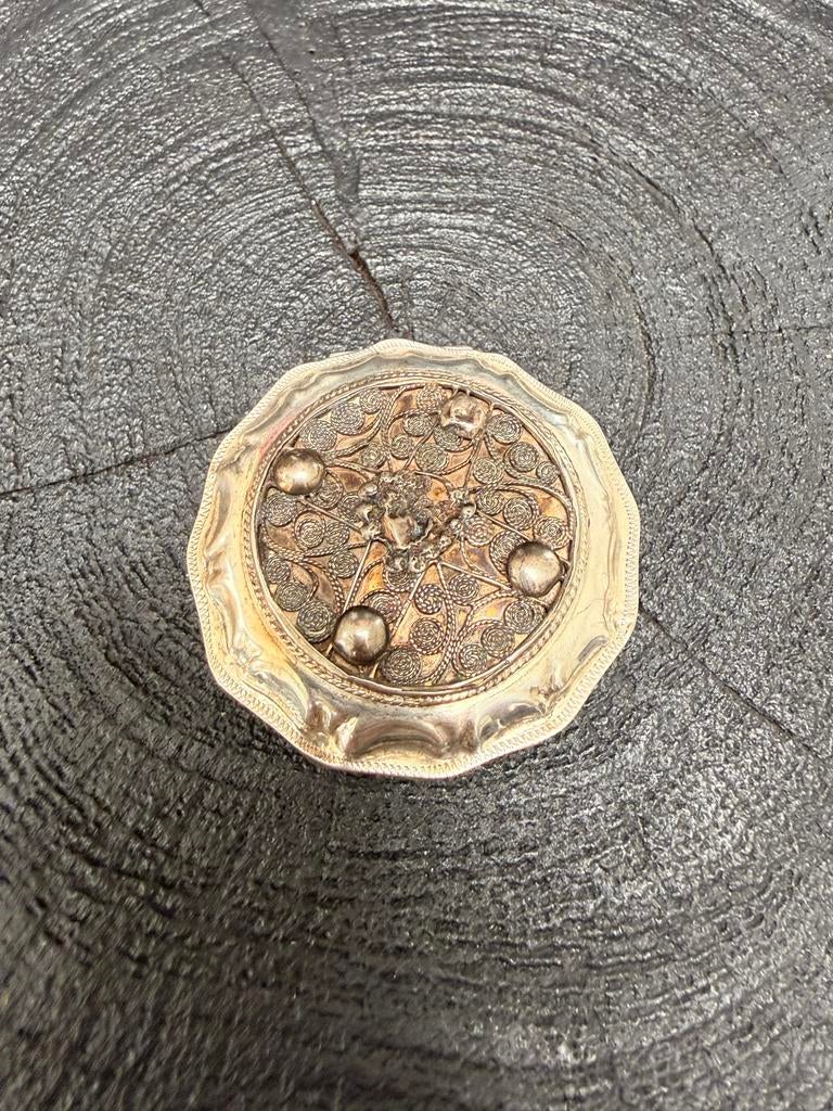 Antieke Zilveren Pepermuntdoosje (1882), Verzenden, Zilver