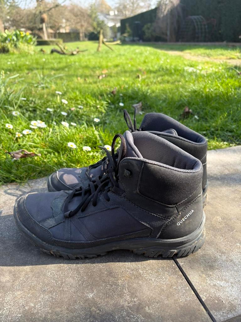 Wandelschoenen zwart quechua maat 44, Sport en Fitness, Bergsport en Wandelen, Ophalen of Verzenden, Gebruikt, Schoenen
