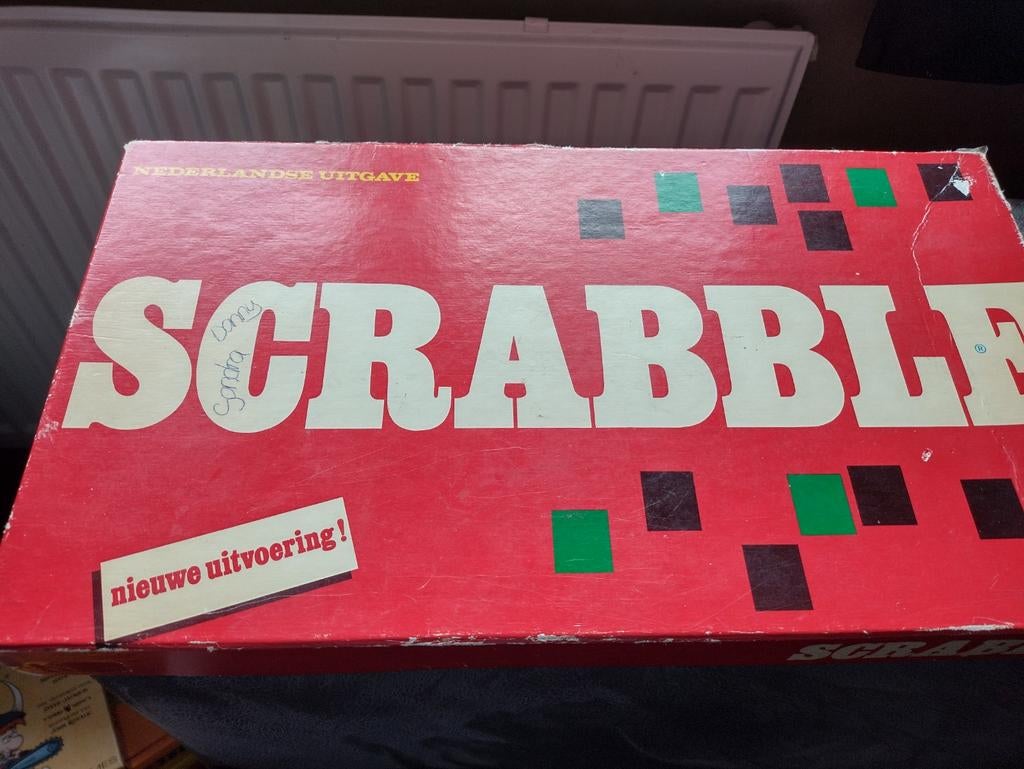 Scrabble hout, Ophalen of Verzenden, Gebruikt