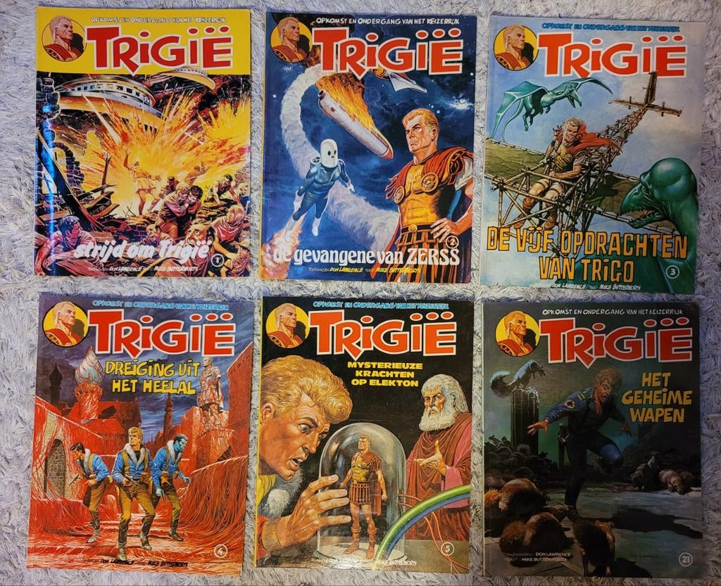 TRIGIË STRIPS 6 st., Boeken, Meerdere stripboeken, Ophalen of Verzenden, Nieuw