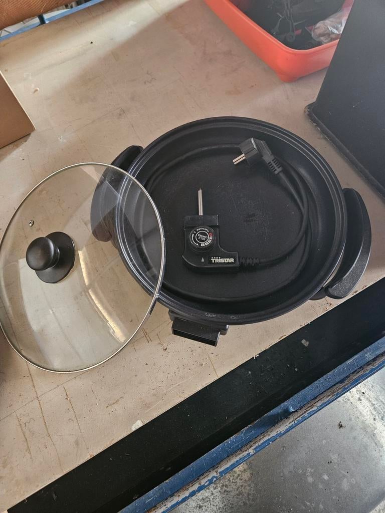 Elektrische pan Tristar voor op de camping, Ophalen, Gebruikt