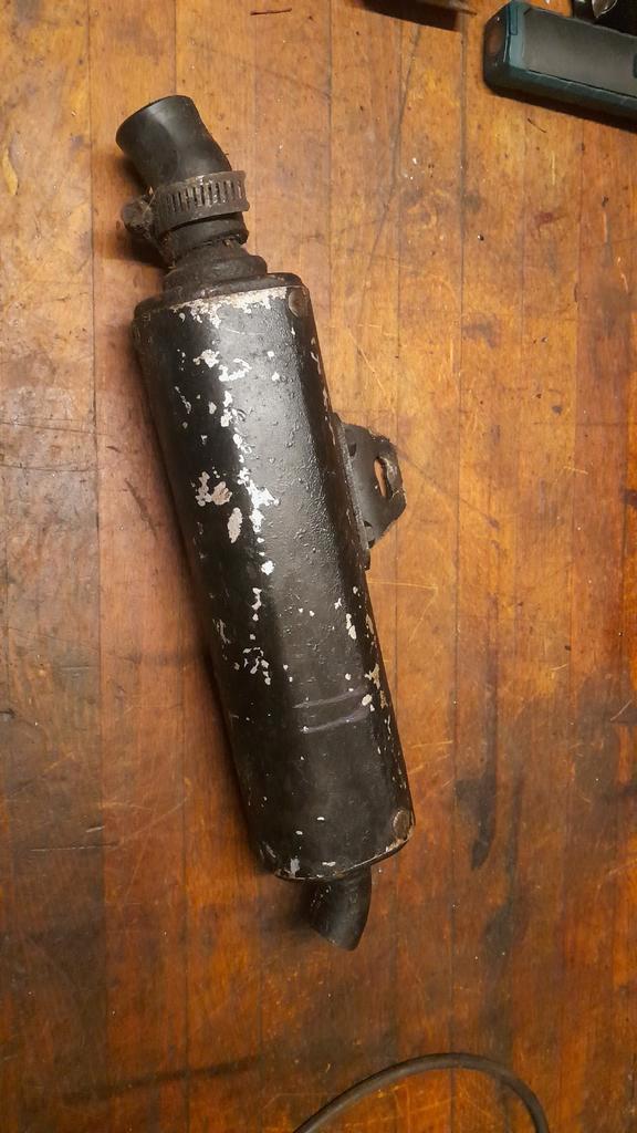 Puch Maxi Leovince demper, Fietsen en Brommers, Brommeronderdelen | Puch, Gebruikt, Uitlaat, Ophalen