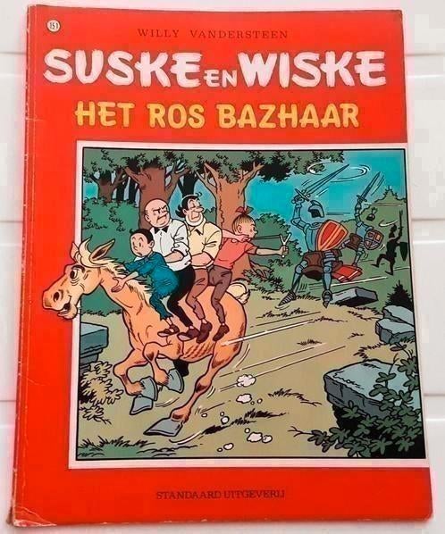 Suske en Wiske 151 Het ros Bazhaar - Willy Vandersteen 1979, Eén stripboek, Ophalen of Verzenden, Gelezen