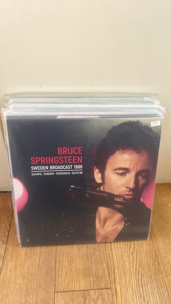 2 lp bruce Springsteen, sweden broadcast 1988, Ophalen of Verzenden, Zo goed als nieuw, Overige formaten, Poprock