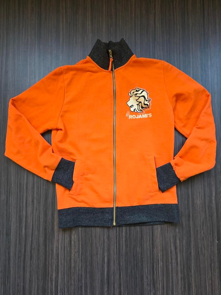 Oranje Rojami's vest met leeuwenlogo maat S/M, Maat 38/40 (M), Rojami's, Oranje, Ophalen of Verzenden