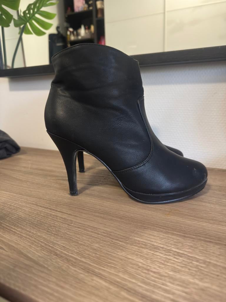 Mooie enkel laarsjes, Kleding | Dames, Schoenen, Verzenden, Zwart, Schoenen met hoge hakken, Gedragen