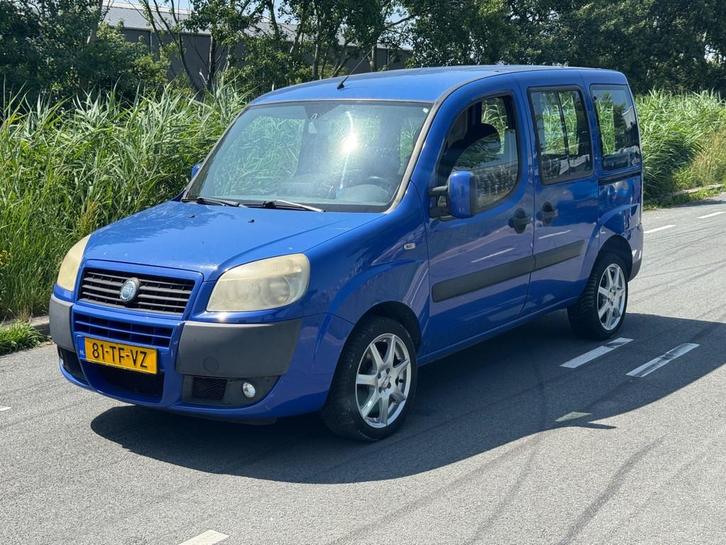 Fiat Doblò 1.4 Dynamic / PERSOONS / KOPPELING ZWAK, Auto's, Fiat, Bedrijf, Te koop, Doblo, ABS, Airbags, Airconditioning, Centrale vergrendeling