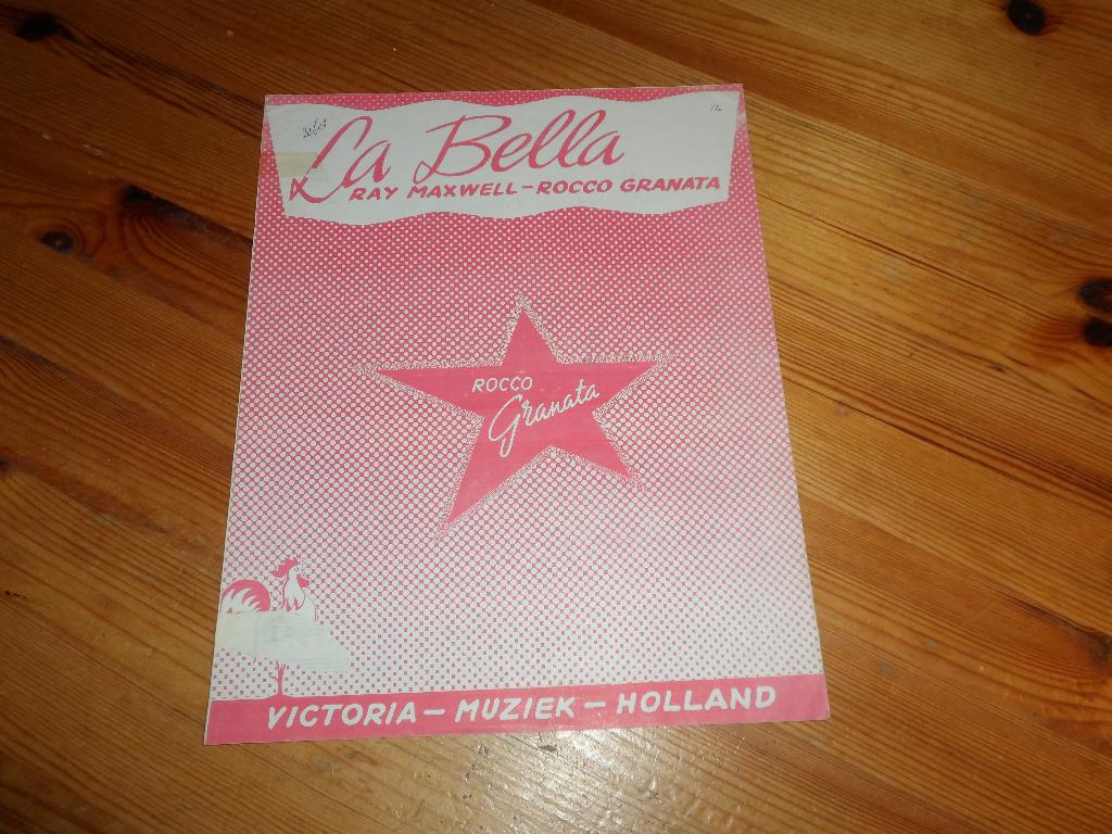 La bella - ray maxwell / rocco granata, Muziek en Instrumenten, Gebruikt, Gitaar, Ophalen of Verzenden, Artiest of Componist