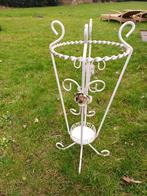 Vintage Brocante Paraplubak - Wit Metaal, Ophalen, Gebruikt, Metaal
