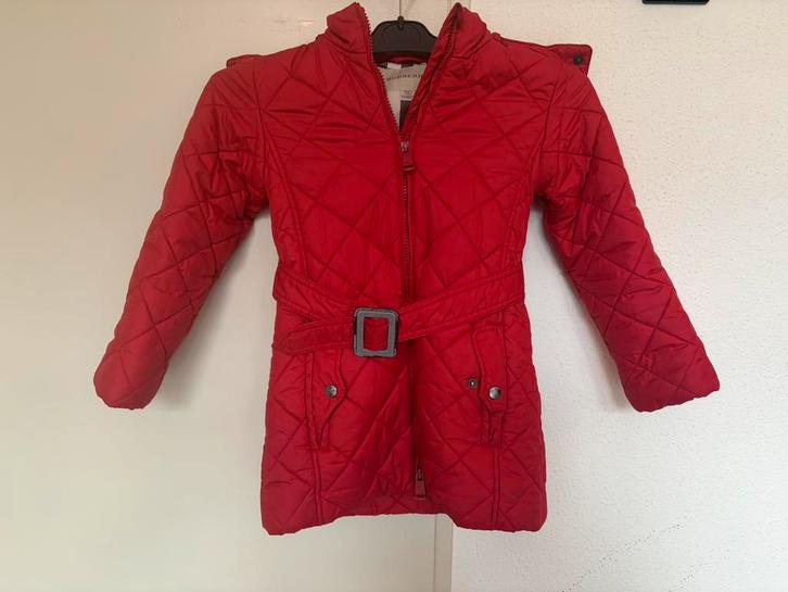 Burberry jas maat 116, Kinderen en Baby's, Kinderkleding | Maat 116, Gebruikt, Meisje, Jas, Ophalen of Verzenden