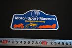sticker Duitsland Motor Sport Museum Hockenheimring, Ophalen, Zo goed als nieuw, Sticker