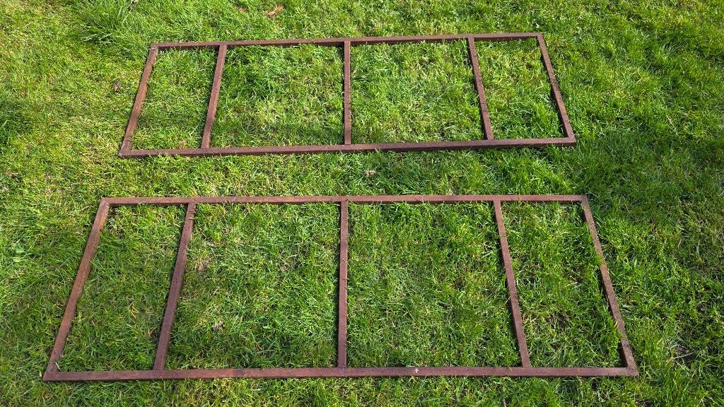 metalen zijpanelen stellingkast / tuinkast, Huis en Inrichting, Ophalen, Gebruikt