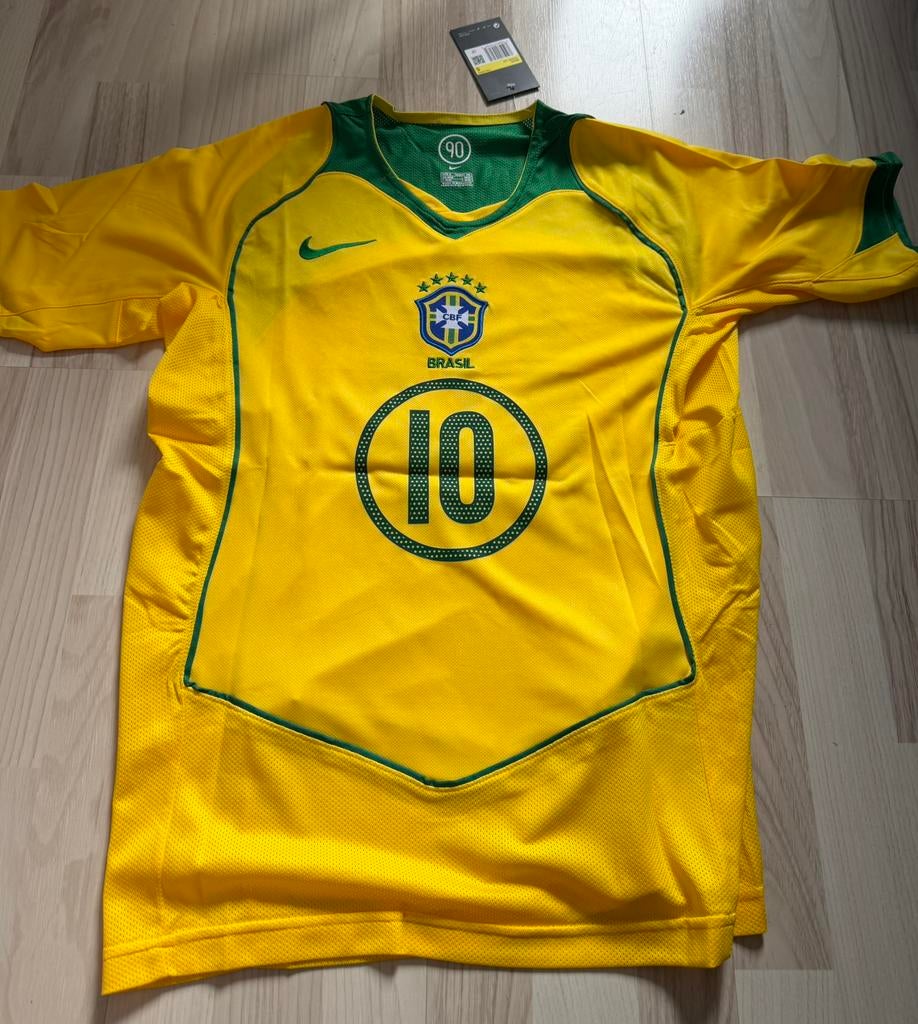 Brazilie Retro Ronaldinho shirt, Ophalen of Verzenden, Nieuw, Shirt