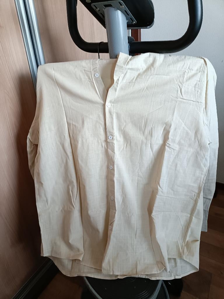 Heren blouse en broeken, Beige, Nieuw, Overige maten, Ophalen of Verzenden