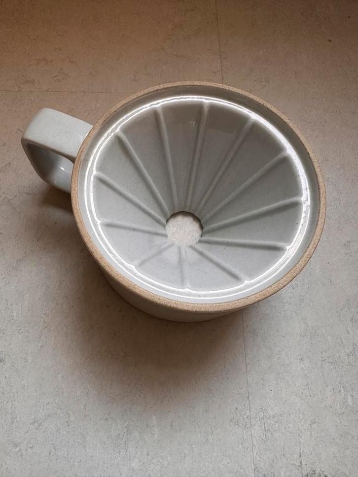 Hasami Porcelain Coffee Dripper gloss gray, Huis en Inrichting, Keuken | Keukenbenodigdheden, Zo goed als nieuw, Ophalen of Verzenden