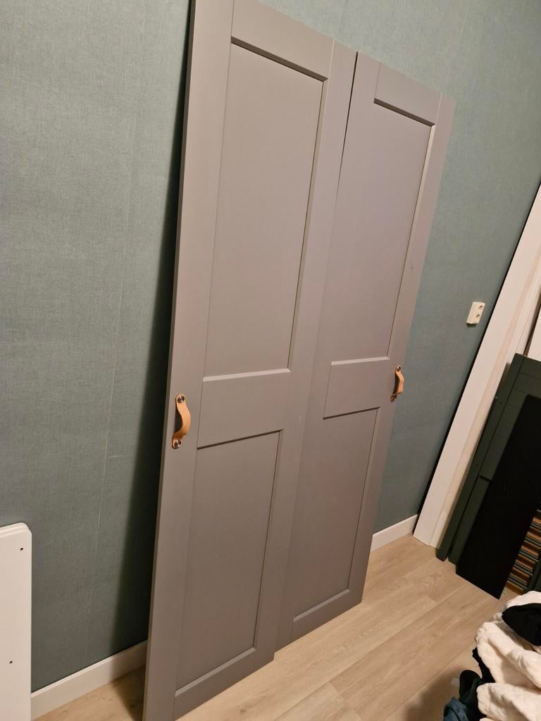 IKEA Pax Kastdeur Grimo Grijs, Overige materialen, 200 cm of meer, Zo goed als nieuw, Minder dan 25 cm