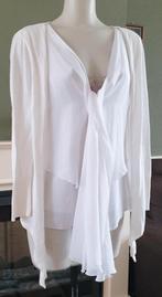 Anna Scott mooi wit vest S 36 | cardigan, Verzenden, Wit, Anna Scott, Zo goed als nieuw