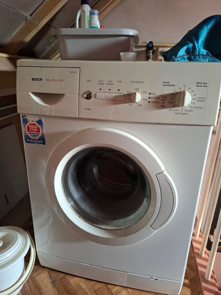 Bosch aquastar 1400, Witgoed en Apparatuur, Wasmachines, 6 tot 8 kg, Ophalen, 1200 tot 1600 toeren, 85 tot 90 cm