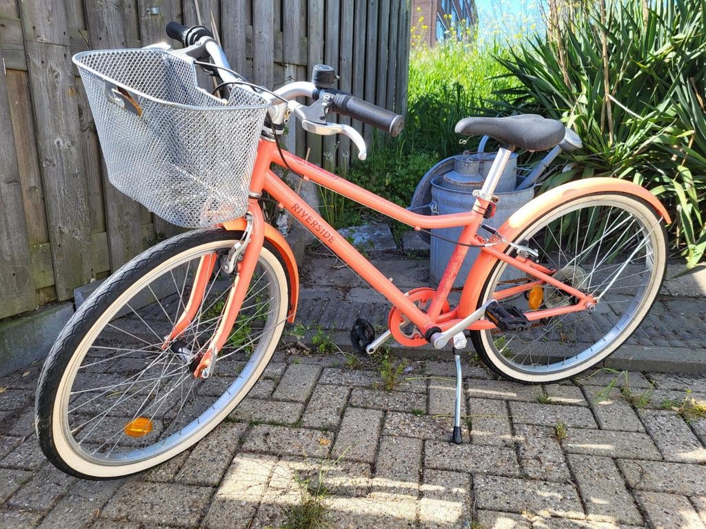 Kinderfiets als nieuw 8t/m12jaar zalmkleur, Ophalen, Zo goed als nieuw, Versnellingen