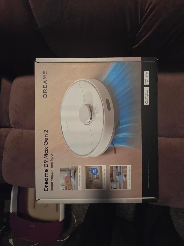 Nieuwe Dreame D9 Max 2nd Gen, Ophalen of Verzenden, Nieuw, Reservoir, Robotstofzuiger