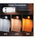 Gritin Leeslamp - USB-C, 3 Kleuren, 5 Helderheden, Ophalen of Verzenden, Nieuw, Onbekend