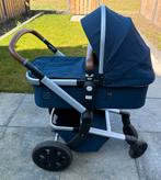 Nette donkerblauwe Joolz Day 2 kinderwagen, Zo goed als nieuw, Combiwagen, Verstelbare duwstang, Ophalen
