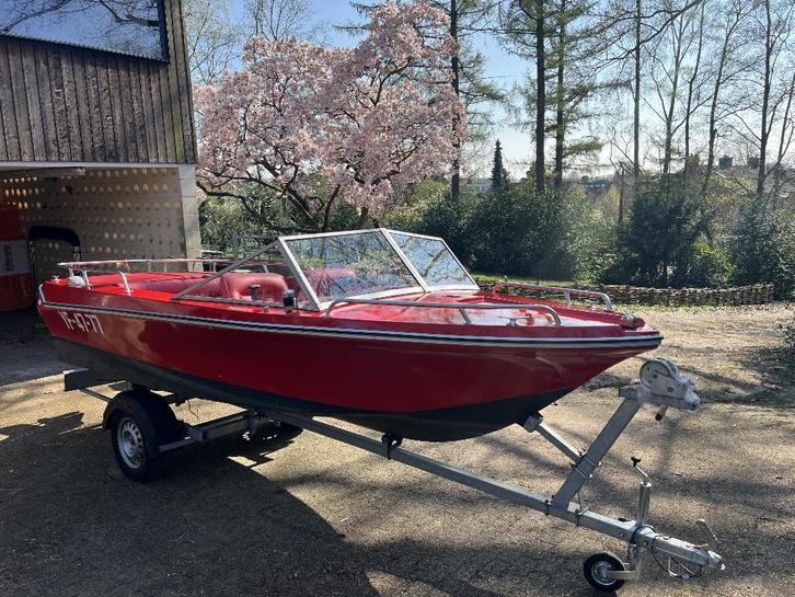 Speedboot 'Winner Cobra' te koop met trailer, Watersport en Boten, Speedboten, Gebruikt, 3 tot 6 meter, Benzine, 120 tot 200 pk