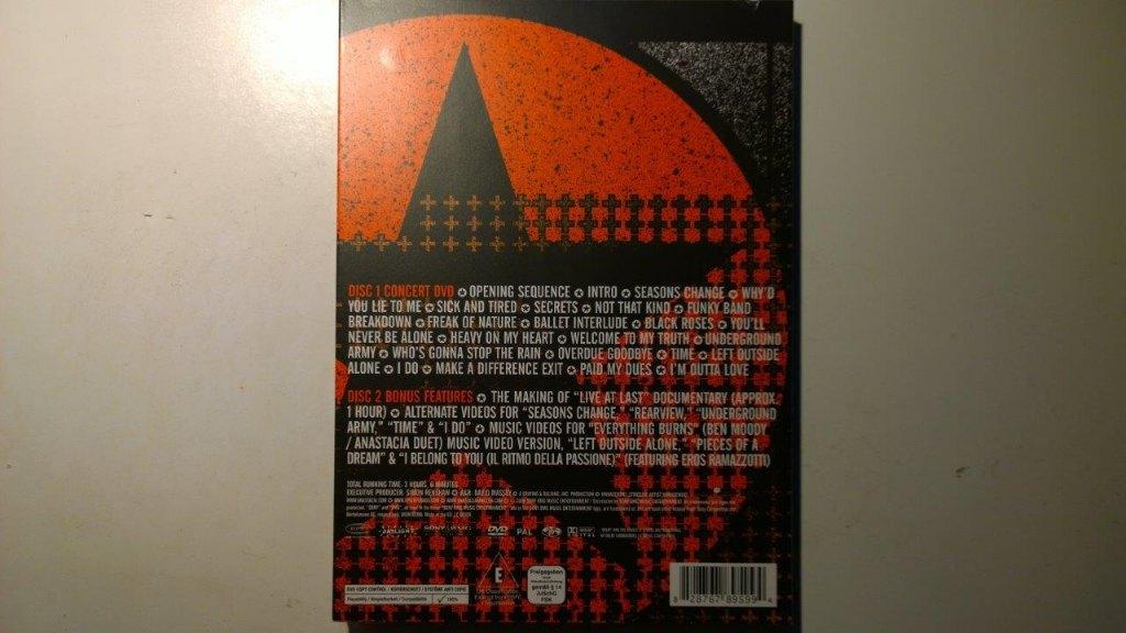 Anastacia - Live At Last (DVD), Alle leeftijden, Ophalen of Verzenden, Zo goed als nieuw, Muziek en Concerten