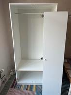 Witte IKEA kledingkast met plank en hangruimte, Ophalen, 50 tot 100 cm, Zo goed als nieuw, 150 tot 200 cm