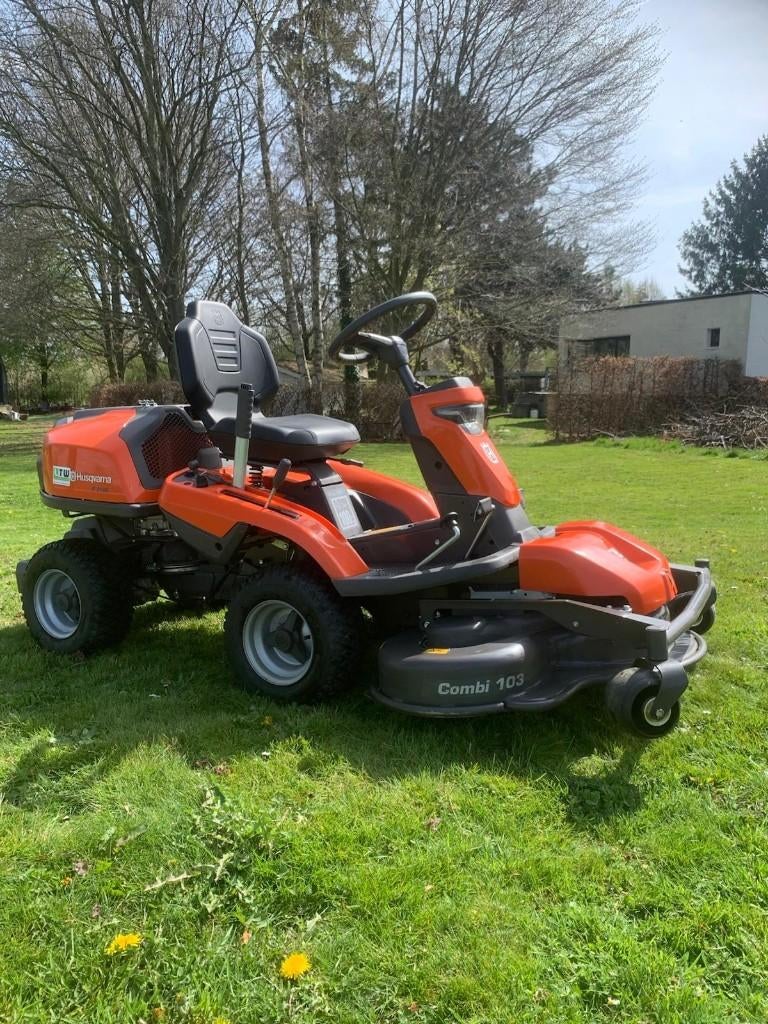Husqvarna R318x maar 35 draaiuren!!!!!!  frontmaaier, Ophalen, Gebruikt, Husqvarna, Mulchfunctie